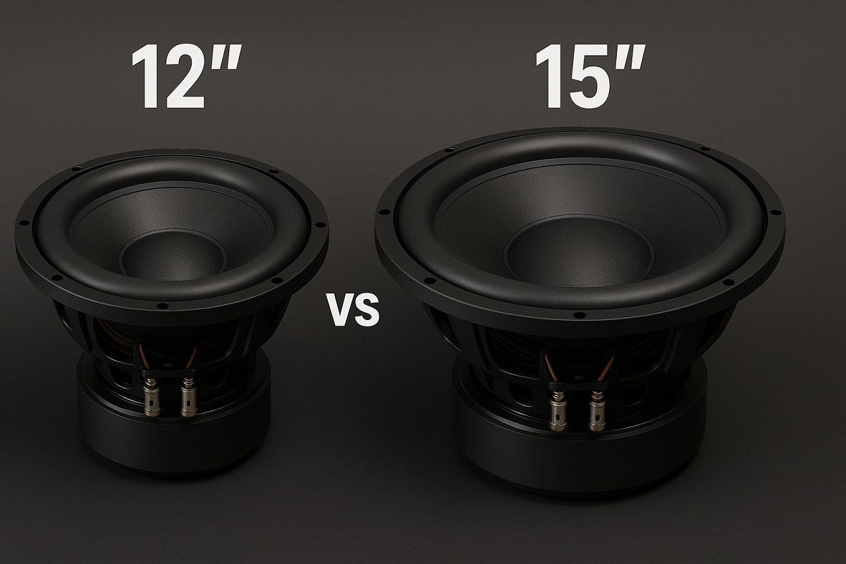 12 vs 15 car subwoofers
