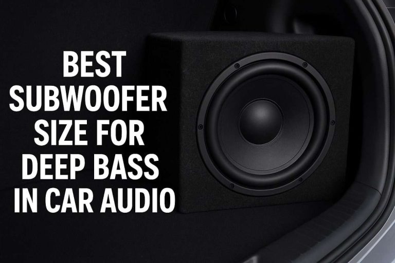 Best Subwoofer Size for Deep Bass in Car Audio