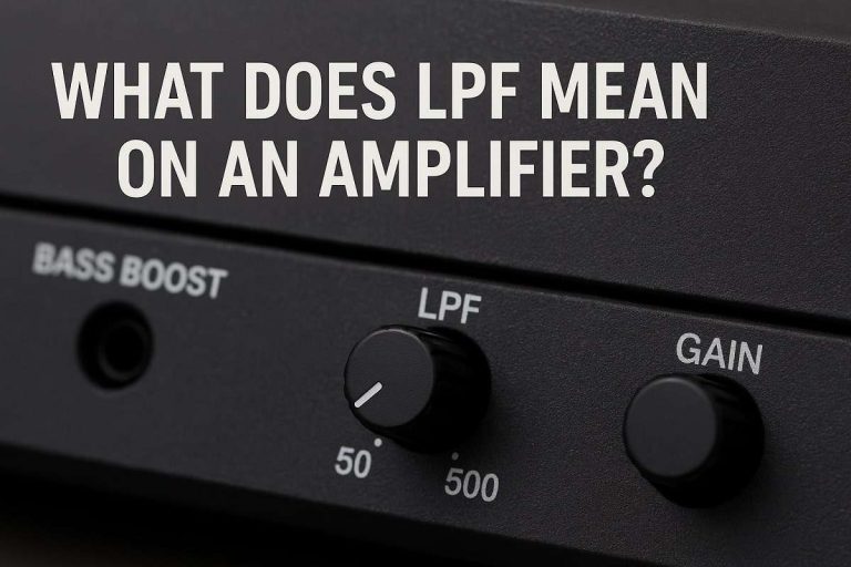 What Does LPF Mean on an Amplifier
